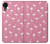 W2858 Pink Flamingo Pattern Hülle Schutzhülle Taschen und Leder Flip für Samsung Galaxy A03 Core