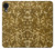 W3388 Gold Glitter Graphic Print Hülle Schutzhülle Taschen und Leder Flip für Samsung Galaxy A03 Core