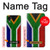 W3464 South Africa Flag Hülle Schutzhülle Taschen und Leder Flip für Samsung Galaxy A03 Core