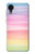 W3507 Colorful Rainbow Pastel Hülle Schutzhülle Taschen und Leder Flip für Samsung Galaxy A03 Core