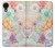 W3705 Pastel Floral Flower Hülle Schutzhülle Taschen und Leder Flip für Samsung Galaxy A03 Core