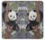 W3793 Cute Baby Panda Snow Painting Hülle Schutzhülle Taschen und Leder Flip für Samsung Galaxy A03 Core