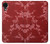 W3817 Red Floral Cherry blossom Pattern Hülle Schutzhülle Taschen und Leder Flip für Samsung Galaxy A03 Core
