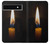 W3530 Buddha Candle Burning Hülle Schutzhülle Taschen und Leder Flip für Google Pixel 6a