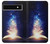 W3554 Magic Spell Book Hülle Schutzhülle Taschen und Leder Flip für Google Pixel 6a