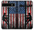 W3803 Electrician Lineman American Flag Hülle Schutzhülle Taschen und Leder Flip für Google Pixel 6a