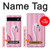 W3805 Flamingo Pink Pastel Hülle Schutzhülle Taschen und Leder Flip für Google Pixel 6a