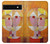 W3811 Paul Klee Senecio Man Head Hülle Schutzhülle Taschen und Leder Flip für Google Pixel 6a