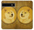 W3826 Dogecoin Shiba Hülle Schutzhülle Taschen und Leder Flip für Google Pixel 6a