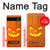 W3828 Pumpkin Halloween Hülle Schutzhülle Taschen und Leder Flip für Google Pixel 6a