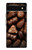 W3840 Dark Chocolate Milk Chocolate Lovers Hülle Schutzhülle Taschen und Leder Flip für Google Pixel 6a