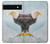 W3843 Bald Eagle On Ice Hülle Schutzhülle Taschen und Leder Flip für Google Pixel 6a