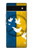 W3857 Peace Dove Ukraine Flag Hülle Schutzhülle Taschen und Leder Flip für Google Pixel 6a