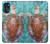 W1424 Sea Turtle Hülle Schutzhülle Taschen und Leder Flip für Motorola Moto G (2022)