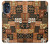 W3460 Mali Art Pattern Hülle Schutzhülle Taschen und Leder Flip für Motorola Moto G (2022)