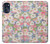 W3688 Floral Flower Art Pattern Hülle Schutzhülle Taschen und Leder Flip für Motorola Moto G (2022)