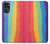 W3799 Cute Vertical Watercolor Rainbow Hülle Schutzhülle Taschen und Leder Flip für Motorola Moto G (2022)
