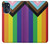 W3846 Pride Flag LGBT Hülle Schutzhülle Taschen und Leder Flip für Motorola Moto G (2022)