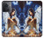 W0147 Grim Wolf Indian Girl Hülle Schutzhülle Taschen und Leder Flip für OnePlus Ace