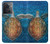 W1249 Blue Sea Turtle Hülle Schutzhülle Taschen und Leder Flip für OnePlus Ace
