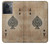 W2928 Vintage Spades Ace Card Hülle Schutzhülle Taschen und Leder Flip für OnePlus Ace