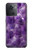 W3713 Purple Quartz Amethyst Graphic Printed Hülle Schutzhülle Taschen und Leder Flip für OnePlus Ace