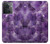 W3713 Purple Quartz Amethyst Graphic Printed Hülle Schutzhülle Taschen und Leder Flip für OnePlus Ace