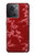 W3817 Red Floral Cherry blossom Pattern Hülle Schutzhülle Taschen und Leder Flip für OnePlus Ace