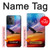 W3841 Bald Eagle Flying Colorful Sky Hülle Schutzhülle Taschen und Leder Flip für OnePlus Ace