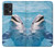W1291 Dolphin Hülle Schutzhülle Taschen und Leder Flip für OnePlus Nord CE 2 Lite 5G
