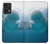 W1801 Beluga Whale Smile Whale Hülle Schutzhülle Taschen und Leder Flip für OnePlus Nord CE 2 Lite 5G