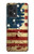 W2349 Old American Flag Hülle Schutzhülle Taschen und Leder Flip für OnePlus Nord CE 2 Lite 5G