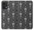 W2371 Skull Vintage Monochrome Pattern Hülle Schutzhülle Taschen und Leder Flip für OnePlus Nord CE 2 Lite 5G