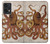 W2801 Vintage Octopus Hülle Schutzhülle Taschen und Leder Flip für OnePlus Nord CE 2 Lite 5G