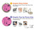W2885 Paris Pink Hülle Schutzhülle Taschen und Leder Flip für OnePlus Nord CE 2 Lite 5G