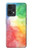 W2945 Colorful Watercolor Hülle Schutzhülle Taschen und Leder Flip für OnePlus Nord CE 2 Lite 5G