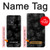 W3153 Black Roses Hülle Schutzhülle Taschen und Leder Flip für OnePlus Nord CE 2 Lite 5G