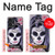 W3821 Sugar Skull Steam Punk Girl Gothic Hülle Schutzhülle Taschen und Leder Flip für OnePlus Nord CE 2 Lite 5G