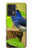W3839 Bluebird of Happiness Blue Bird Hülle Schutzhülle Taschen und Leder Flip für OnePlus Nord CE 2 Lite 5G