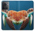 W3497 Green Sea Turtle Hülle Schutzhülle Taschen und Leder Flip für OnePlus 10R