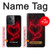 W3682 Devil Heart Hülle Schutzhülle Taschen und Leder Flip für OnePlus 10R