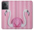 W3805 Flamingo Pink Pastel Hülle Schutzhülle Taschen und Leder Flip für OnePlus 10R