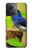 W3839 Bluebird of Happiness Blue Bird Hülle Schutzhülle Taschen und Leder Flip für OnePlus 10R