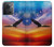 W3841 Bald Eagle Flying Colorful Sky Hülle Schutzhülle Taschen und Leder Flip für OnePlus 10R
