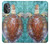 W1424 Sea Turtle Hülle Schutzhülle Taschen und Leder Flip für OnePlus Nord N20 5G