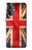 W2303 British UK Vintage Flag Hülle Schutzhülle Taschen und Leder Flip für OnePlus Nord N20 5G