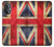 W2303 British UK Vintage Flag Hülle Schutzhülle Taschen und Leder Flip für OnePlus Nord N20 5G