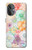 W3705 Pastel Floral Flower Hülle Schutzhülle Taschen und Leder Flip für OnePlus Nord N20 5G