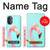 W3708 Pink Flamingo Hülle Schutzhülle Taschen und Leder Flip für OnePlus Nord N20 5G