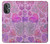 W3710 Pink Love Heart Hülle Schutzhülle Taschen und Leder Flip für OnePlus Nord N20 5G